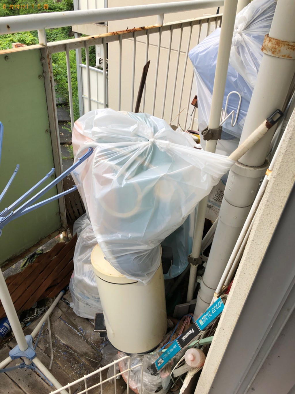 扇風機、カラーボックス、ゴミ箱、一般ごみ等の回収・処分ご依頼